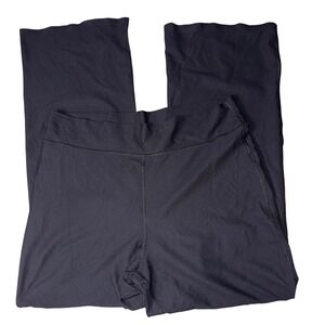 Old Navy Plus Size flare Leggings Ribbed Black GO DRY Size 2X‎